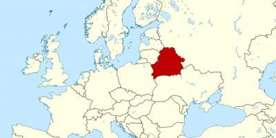 Λευκορωσία θέση στον παγκόσμιο χάρτη